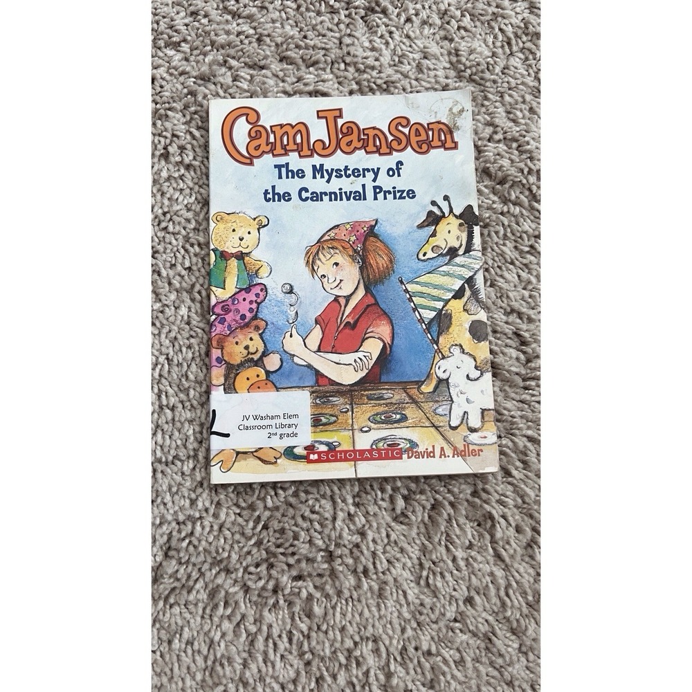 Cam Jansen The Mystery Of The Carnival Prize By David A. Adler, Paperback Book
